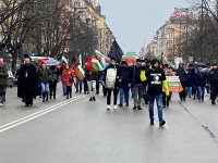 снимка 13 Фоторепортаж в Lupa.bg: Дионисий и Йоло Денев поведоха шествието срещу маските и мерките