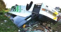 Автобус падна в канавка в Унгария, 12 души са загинали