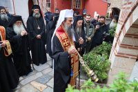 снимка 1 Посрещнаха патриарх Даниил на Света гора (СНИМКИ)
