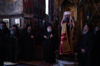 снимка 5 Посрещнаха патриарх Даниил на Света гора (СНИМКИ)